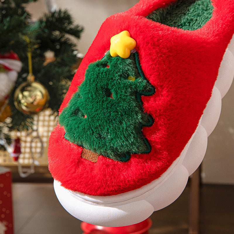 Christmas Tree Home Slippers