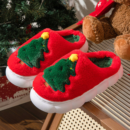 Christmas Tree Home Slippers