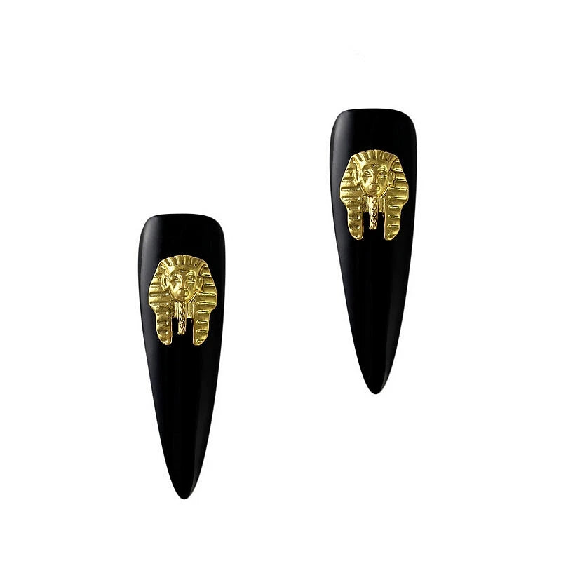 20PCS Beauty Egyptian Style Gold Nail Charms