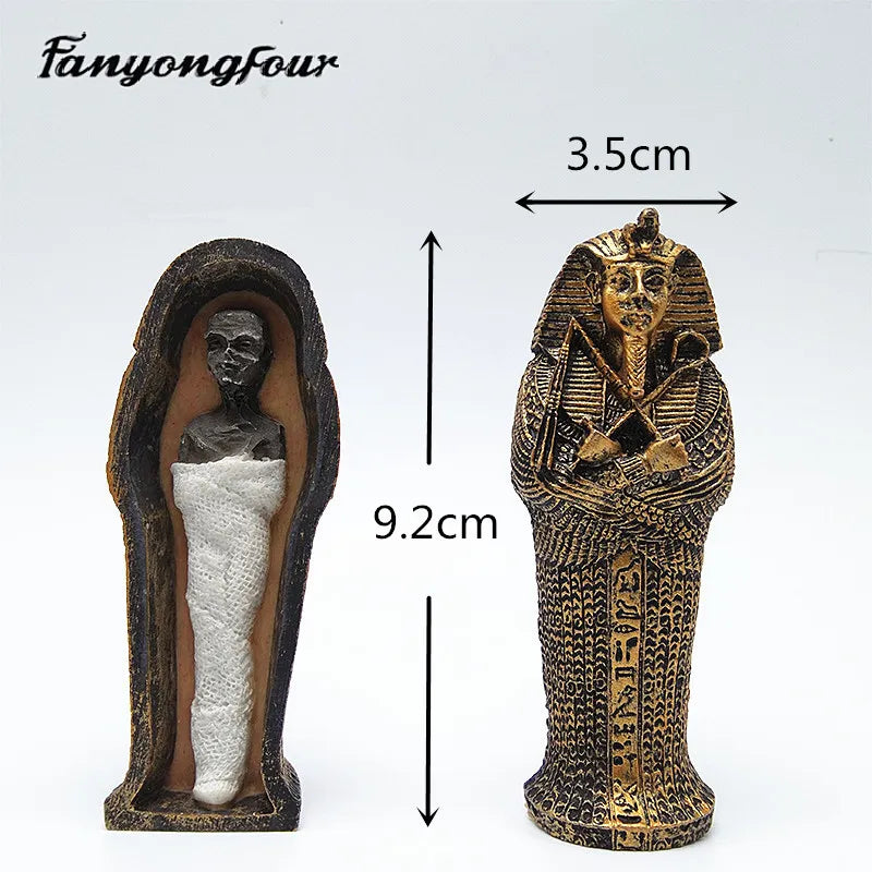 Ancient Egyptian Pharaoh Mummy Candle