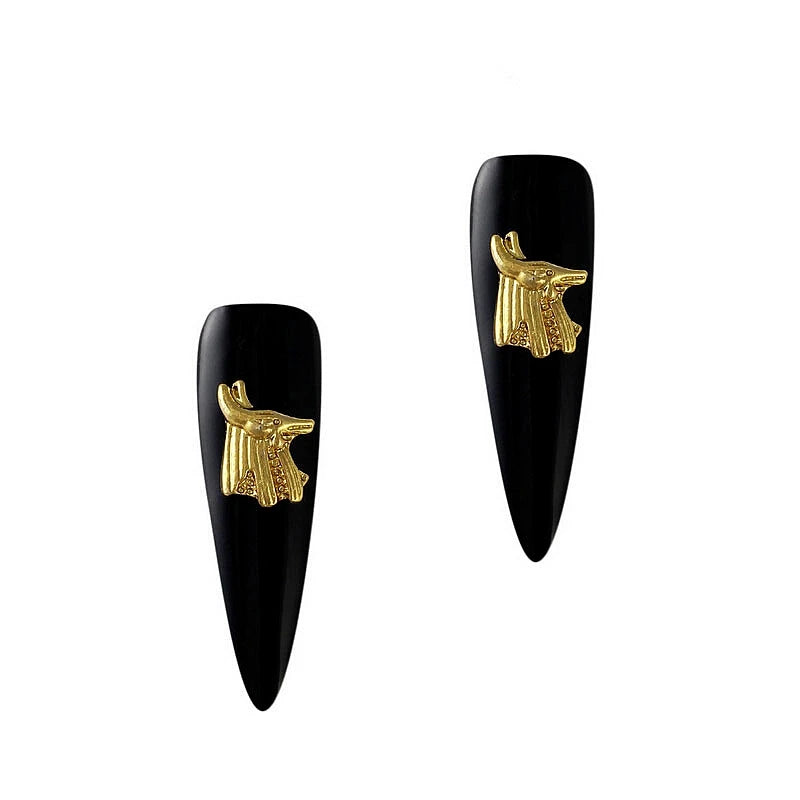 20PCS Beauty Egyptian Style Gold Nail Charms