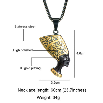 Queen Nefertiti Pendants Necklace