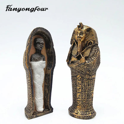 Ancient Egyptian Pharaoh Mummy Candle