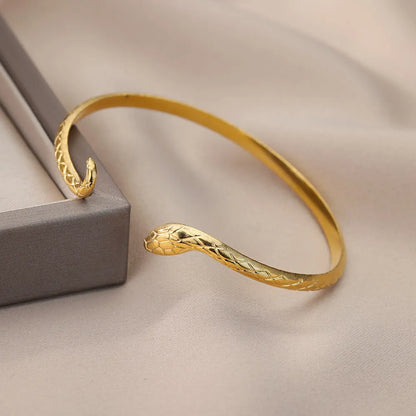 Vintage Snake Bangle Bracelet