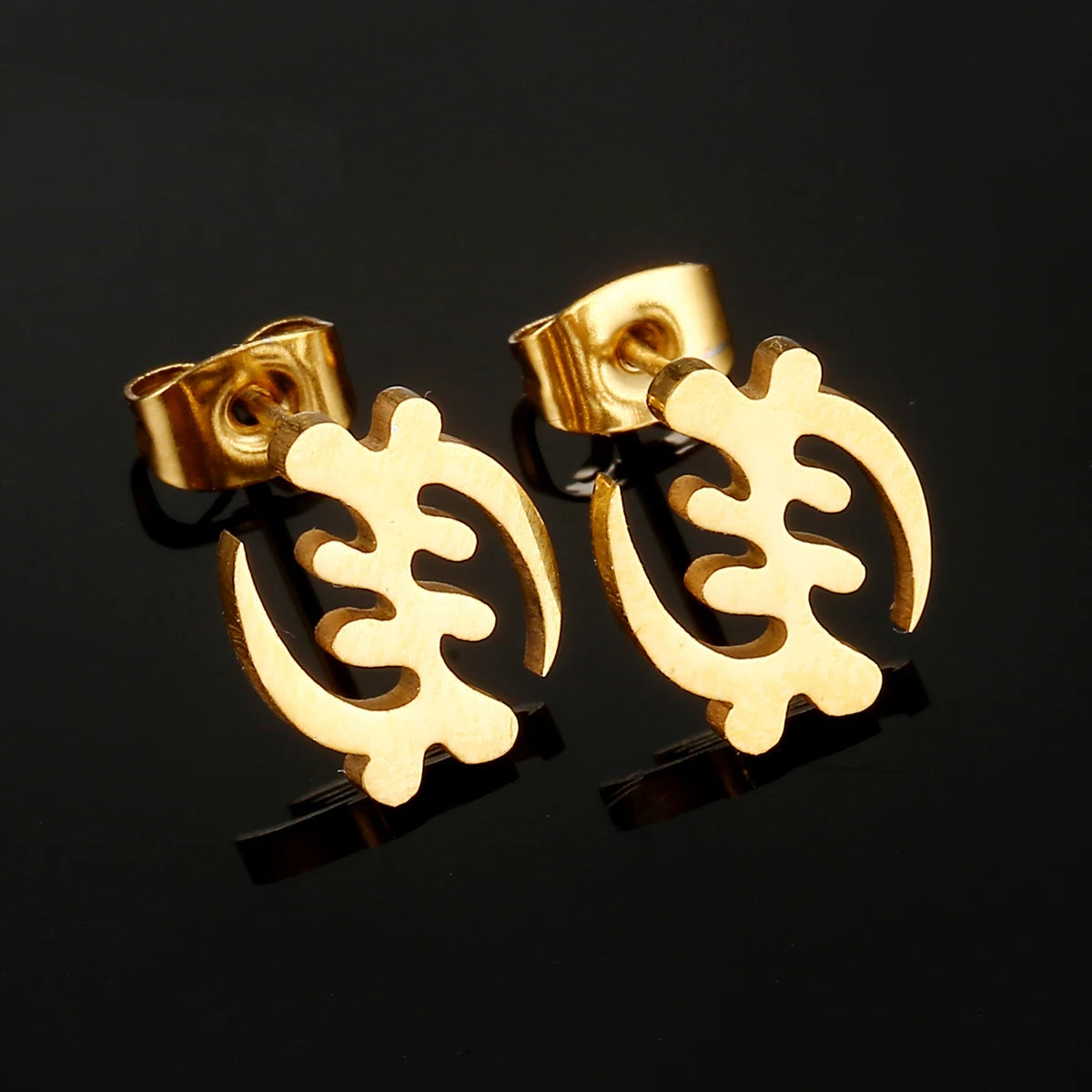 Gye Nyame Horus Earrings