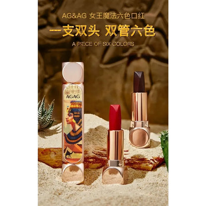 Agag Pharaoh Magic 6Color Lipstick