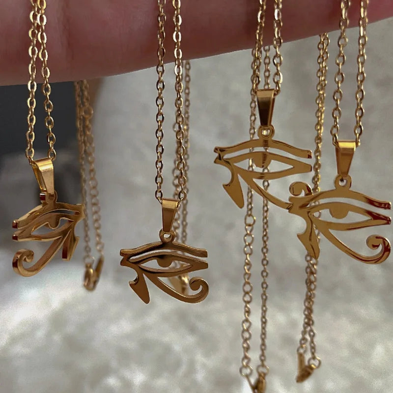 Pharaoh Eye Necklaces