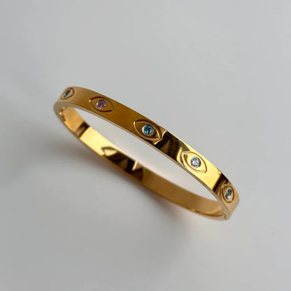 Gold Star Moon Sun Bracelet