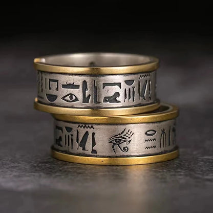 Egyptian Eye of Horus Open Ring