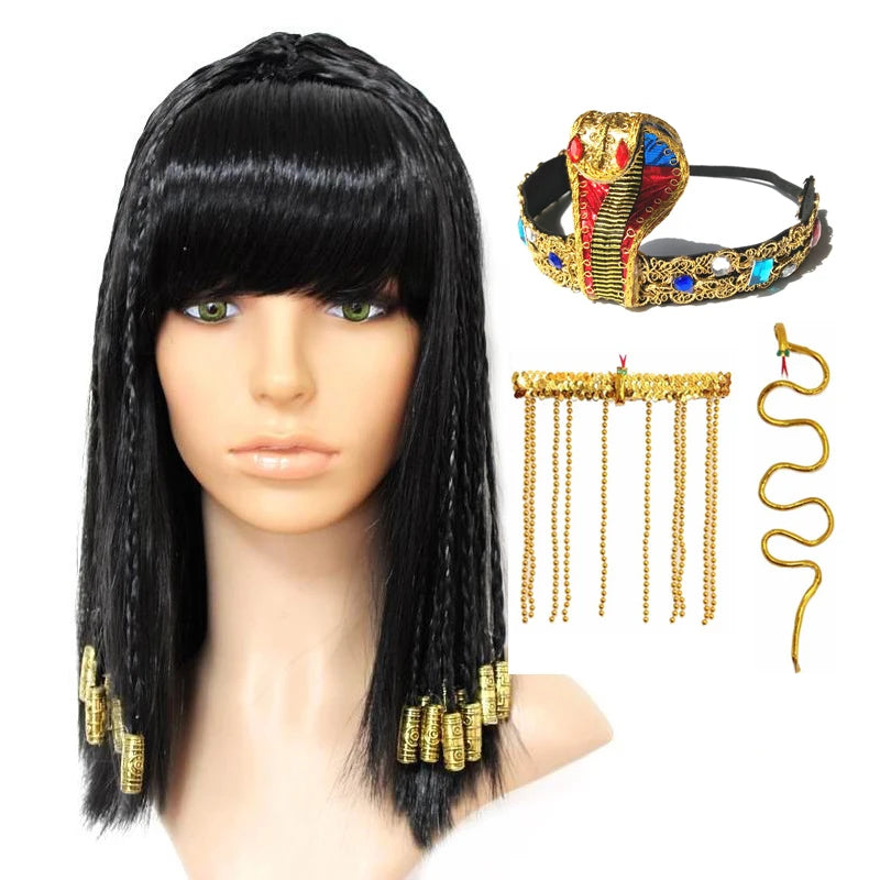 Cleopatra Wig Woman