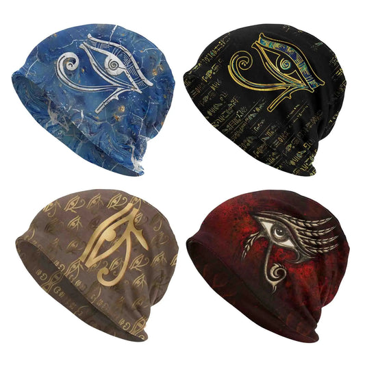 Gold Hieroglyphics Golden Eye Beanies Caps