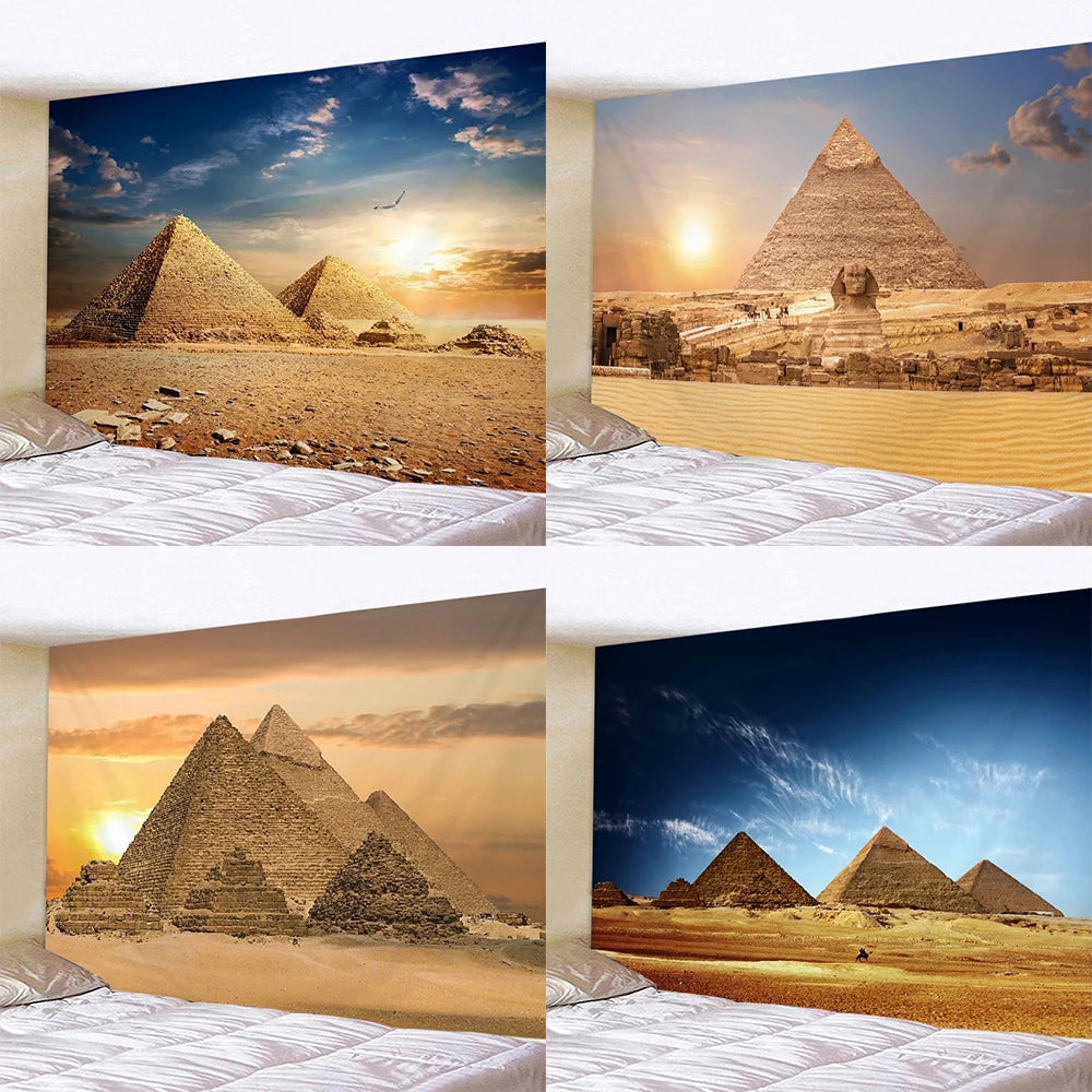 Egyptian sacred pyramid home decoration