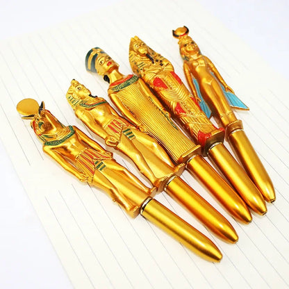 3 Pcs/Set Egyptian Pharaohs Blue Ink Pen