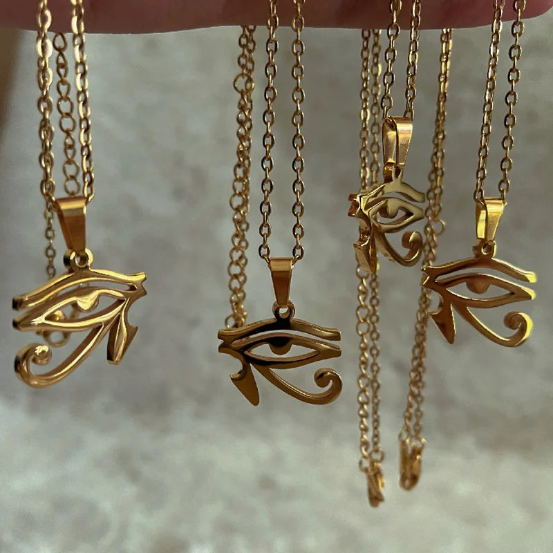 Pharaoh Eye Necklaces