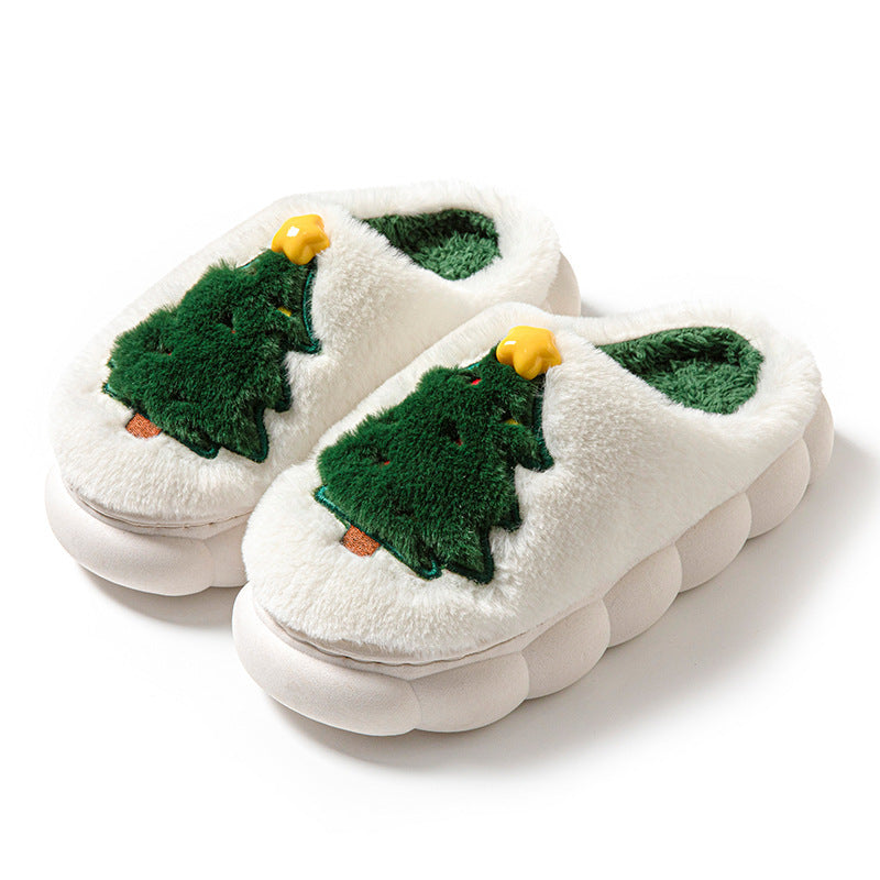 Christmas Tree Home Slippers